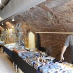 La galleria con gli stand commerciali
