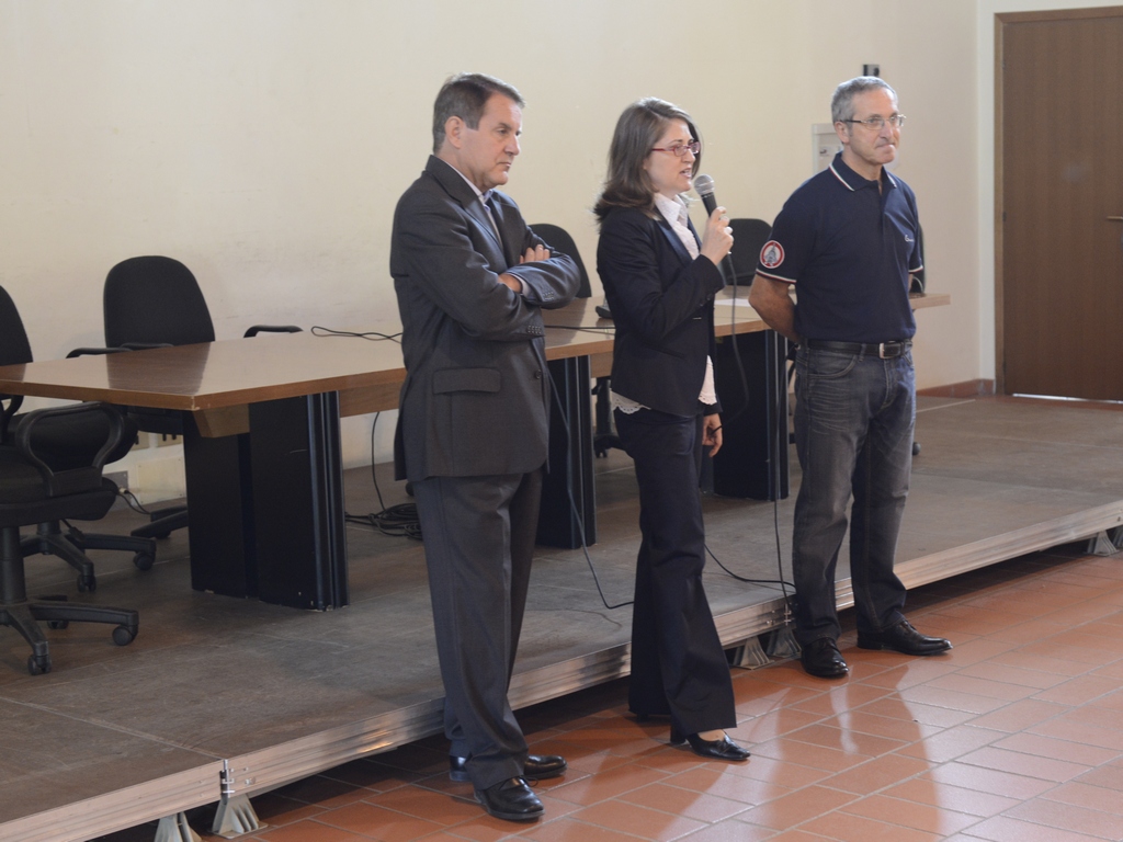 Il discorso introduttivo della Sig.ra Tedeschi