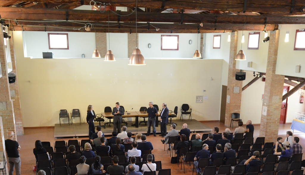 Un momento dell'inaugurazione