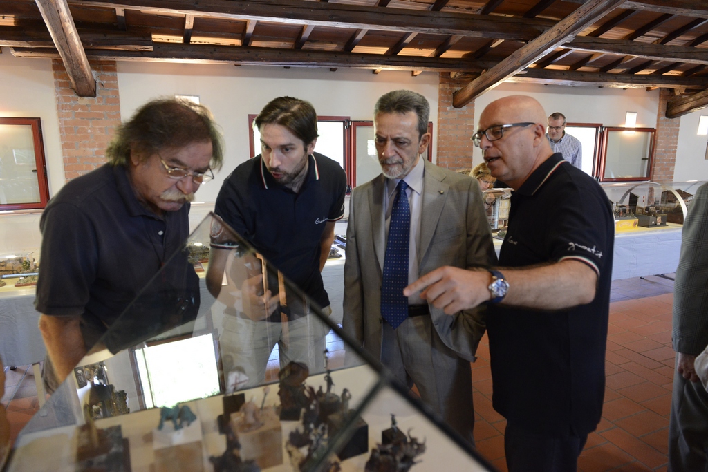 Puglisi e il Prefetto Sodano durante la visita