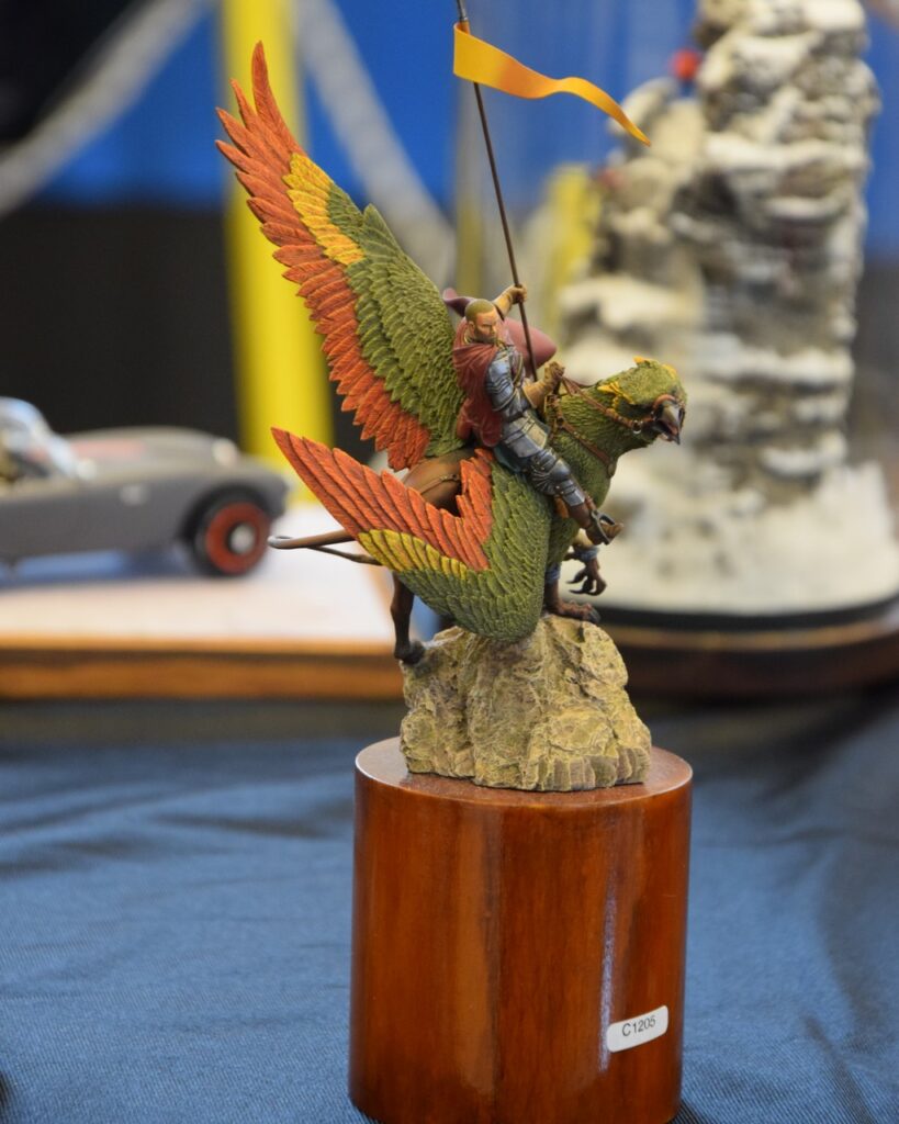 Grifone con cavaliere